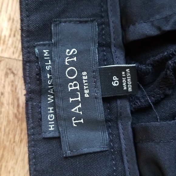 (6P) Talbots Women's High Waist Slim Rayon Blend Trousers Business Office Work - Picture 4 of 9